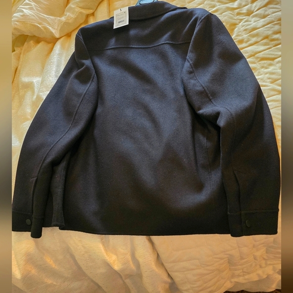 Theory 'Brand New' Men's Black Rye Overshirt DF - Picture 14 of 17